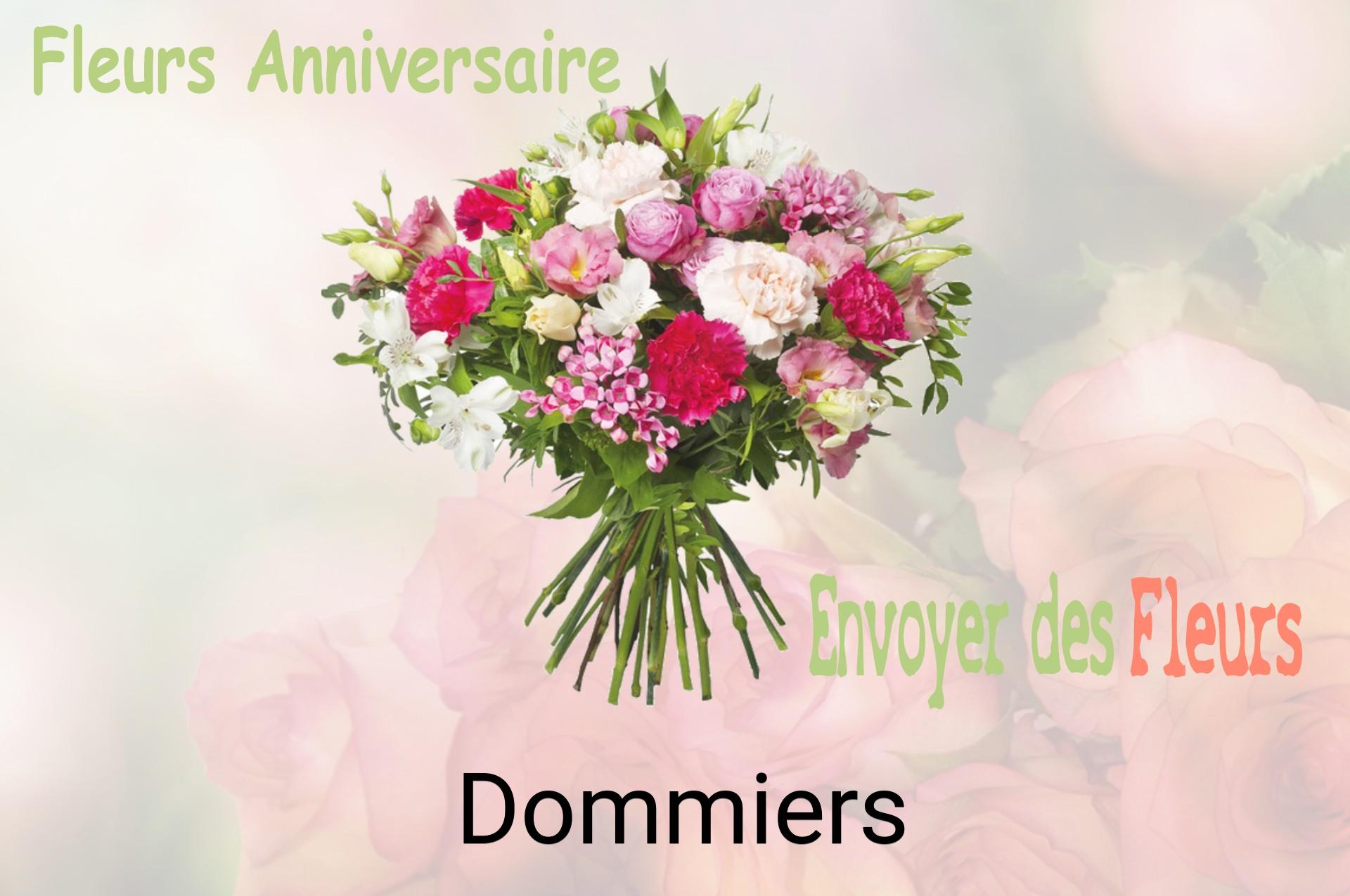 Bouquet de fleurs d’anniversaire livré à Dommiers