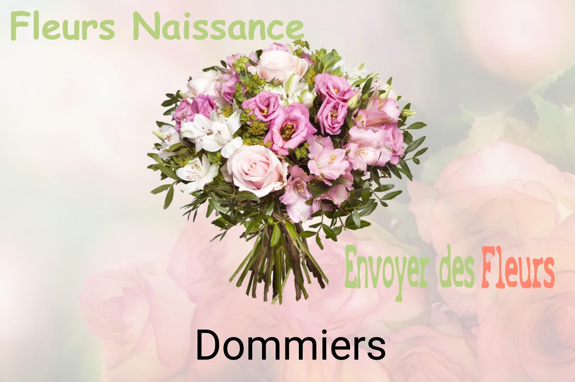 Bouquet de fleurs de naissance livré à Dommiers